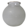 vase en verre granité blanc et or Vintage