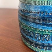 Vase à fleurs Bitossi – Bleu Rimini, Aldo Londi