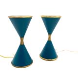 Lampes de table 'Clessidra', d'Angelo Lelii, Arredoluce, Milan Italie, 1960