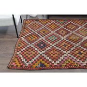 Vintage Turkish Oushak Handmade Wool Cotton Orange Area Rug 172x320