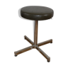 Green skaï telescopic stool