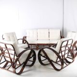 Rattan lounge