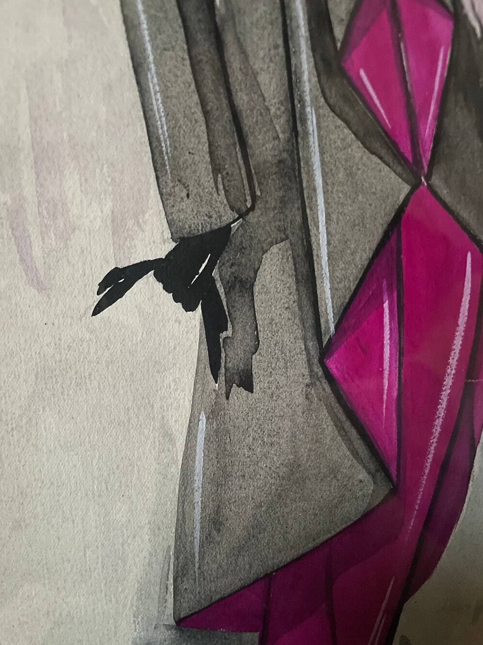 Fashion drawing G. Mazoyer