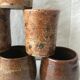 10 cups vintage sandstone