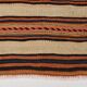 Vintage Kilim Strié Crème & Terracotta, Petit Tapis Boho 104x64 cm