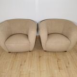 Restored armchairs by Jindrich Halabala