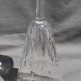 6 laccarat crystal champagne flutes model Cassino stamped
