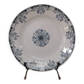 Blue/green iron earth shower bowl, “Mignon” model, H & Cie Sarreguemines