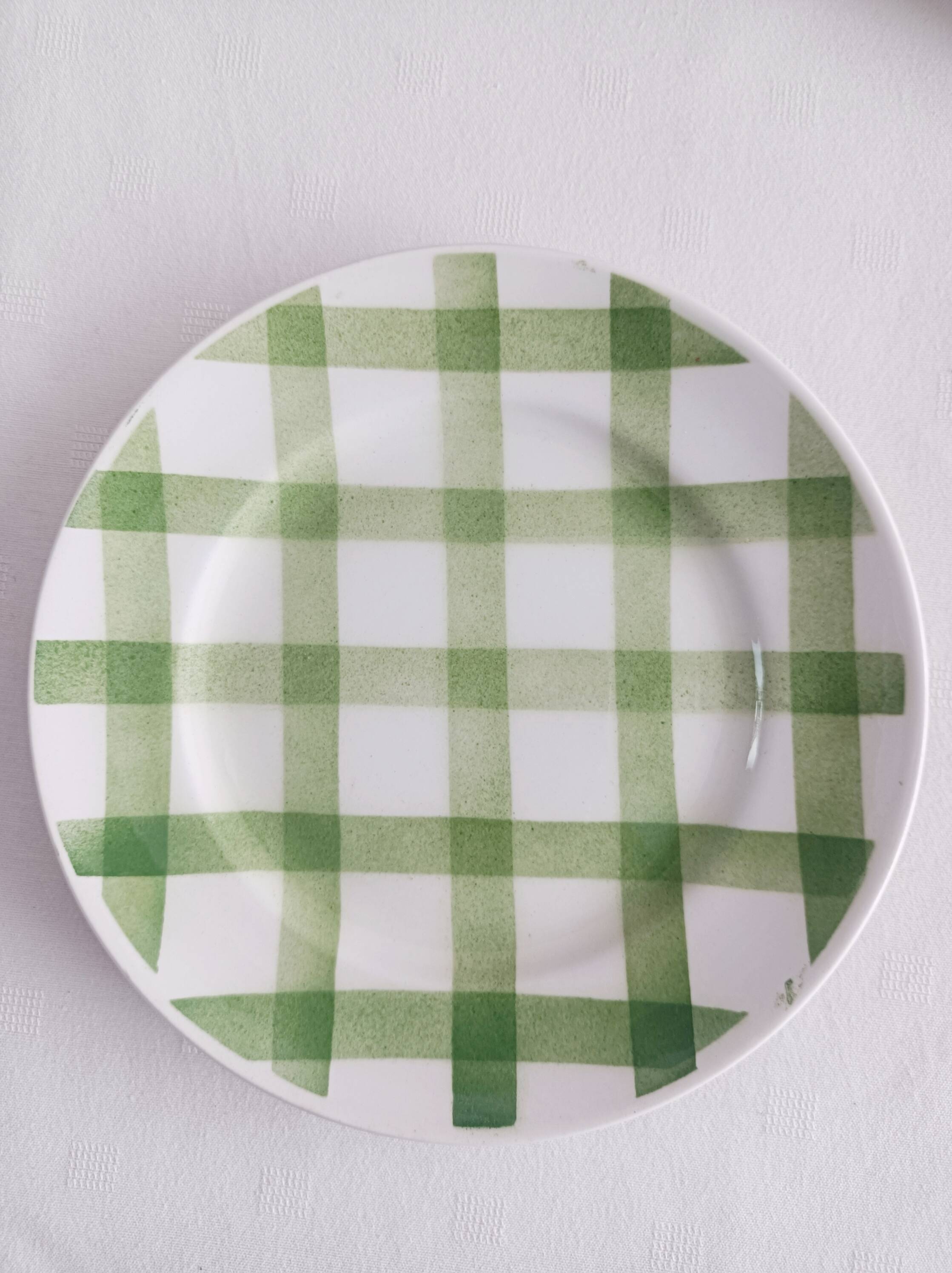 Lot de 2 assiettes à dessert Moulin des loups, Nappe