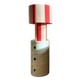 Large table lamp, the Elegante, powder red