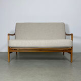 2seater sofa in oak by Tove & Edward Kindt-Larson