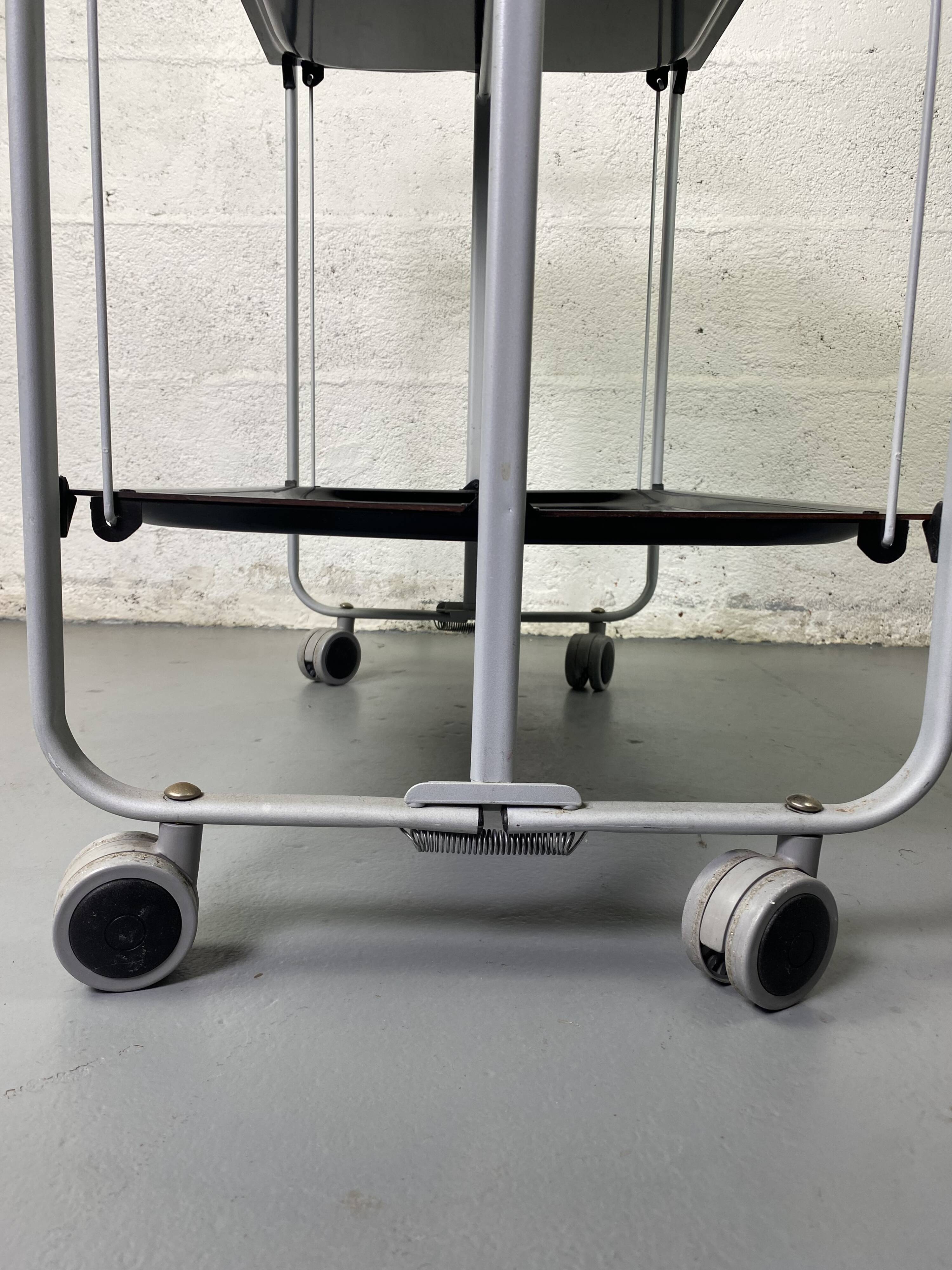 Vintage black Bauhaus folding server