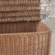 Vintage Rattan Chest Basket