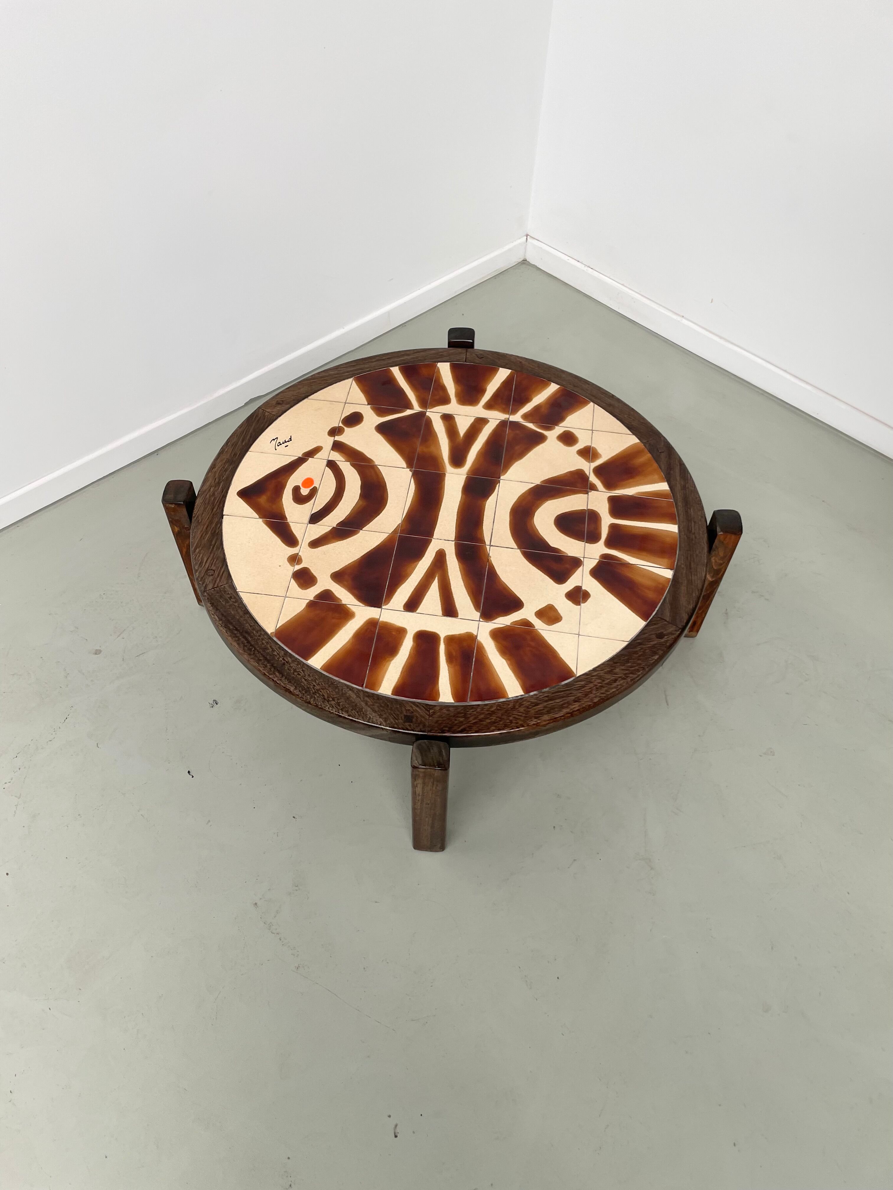 Ceramic coffee table "fish" Maud