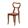 Biedermeier Polish Chair in Walnut Vener & Rattan, Austria, 1830s