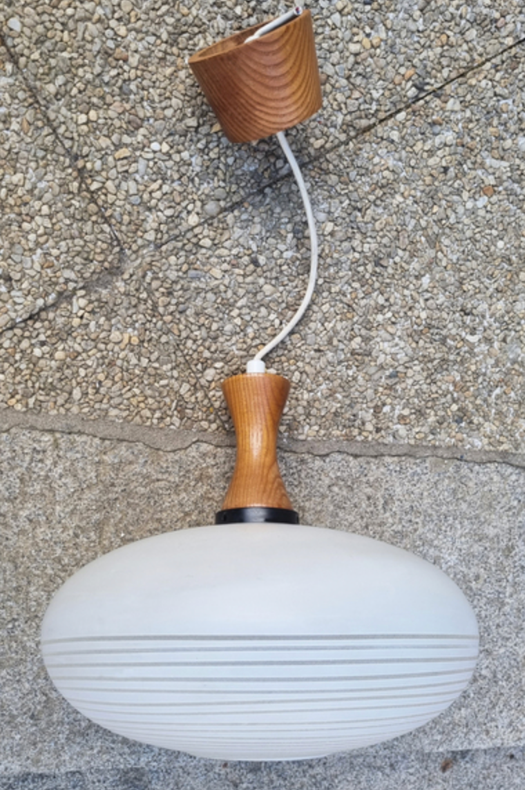 Scandinavian pendant lamp, 60s