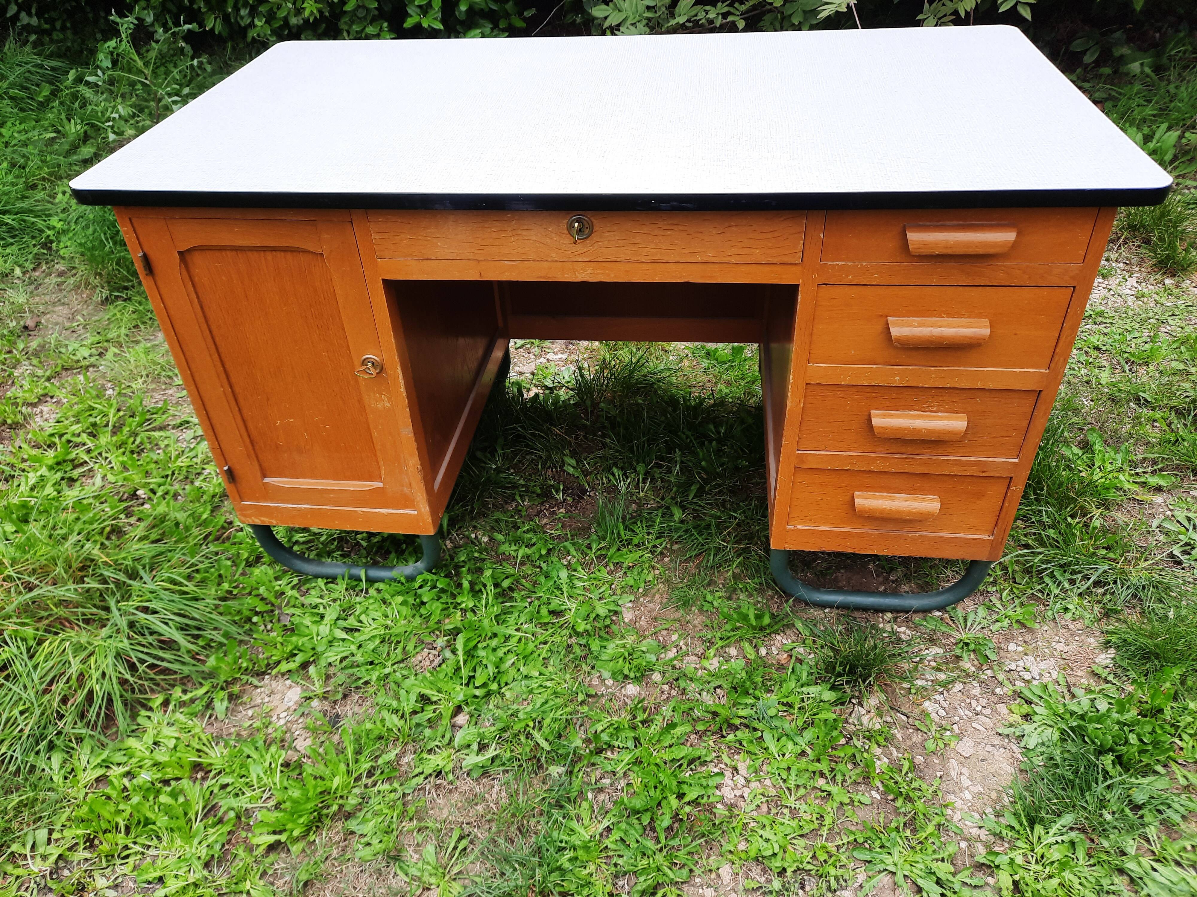 Schoolmaster's desk from the 50s and 60s