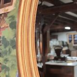 Ice oval wooden gilded 19th 75x102cm