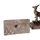 Art deco deer bookends on marble from the 70s