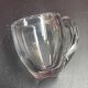 Superb signed baccarat crystal mug cup / vintage / 1300 gr