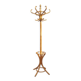 Porte-manteau perroquet sur pied style Thonet