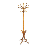 Porte-manteau perroquet sur pied style Thonet