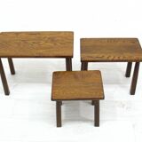 Oak Nesting Tables.