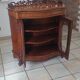 	Support furniture in walnut burl veneer, Napoleon III style or late 19th century.