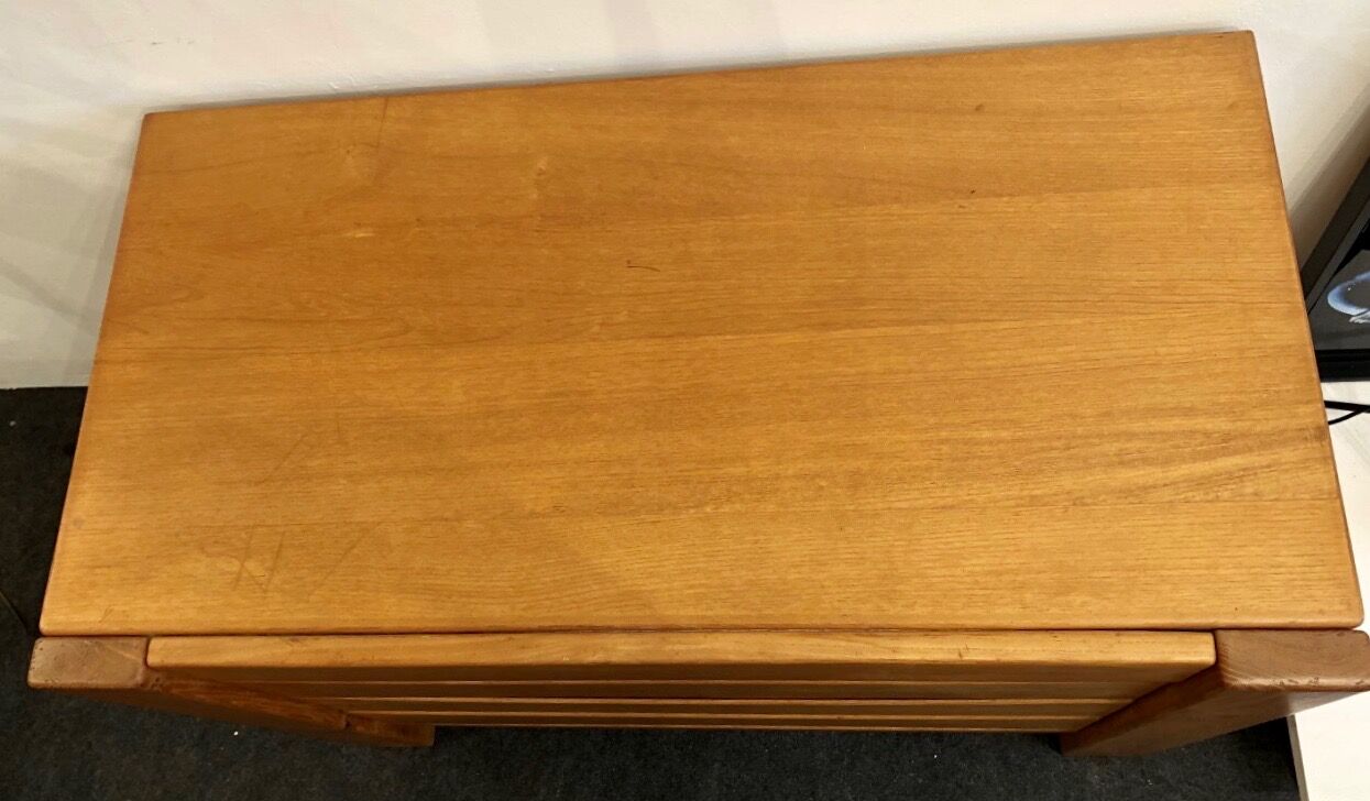 Chest of drawers in elm,1970