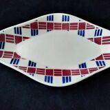 Saint Amand earthenware dish Art Deco style
