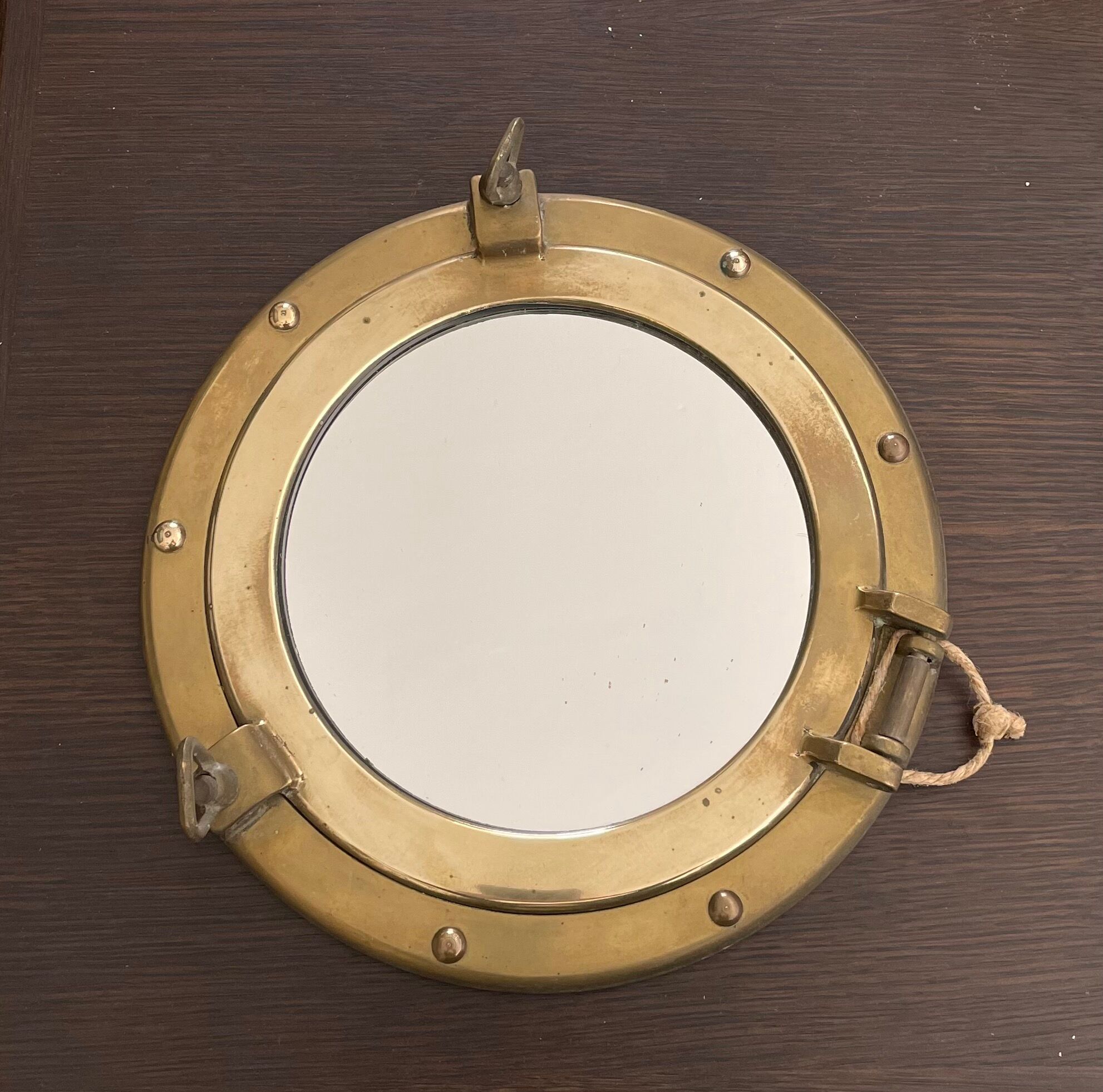Old porthole mirror from the 50s