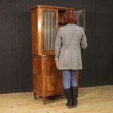 French inlaid bookcase from 20th century