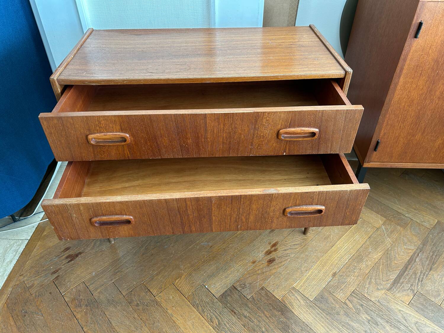Table de chevet scandinave / petite commode scandinave vintage design