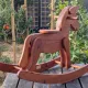 Rocking Horse La Varlope Solid Pine Wood Toy Child