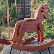 Rocking Horse La Varlope Solid Pine Wood Toy Child