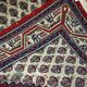 Vintage Indian Carpet Seraband handmade 91cm x 163cm 1970s, 1C757