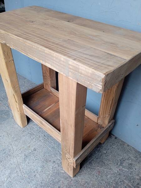Workbench 90cm old solid wood