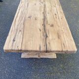 Table à manger de monastère rénovée en chêne massif du 18ème 200cm