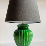 Green ceramic lamp 90s