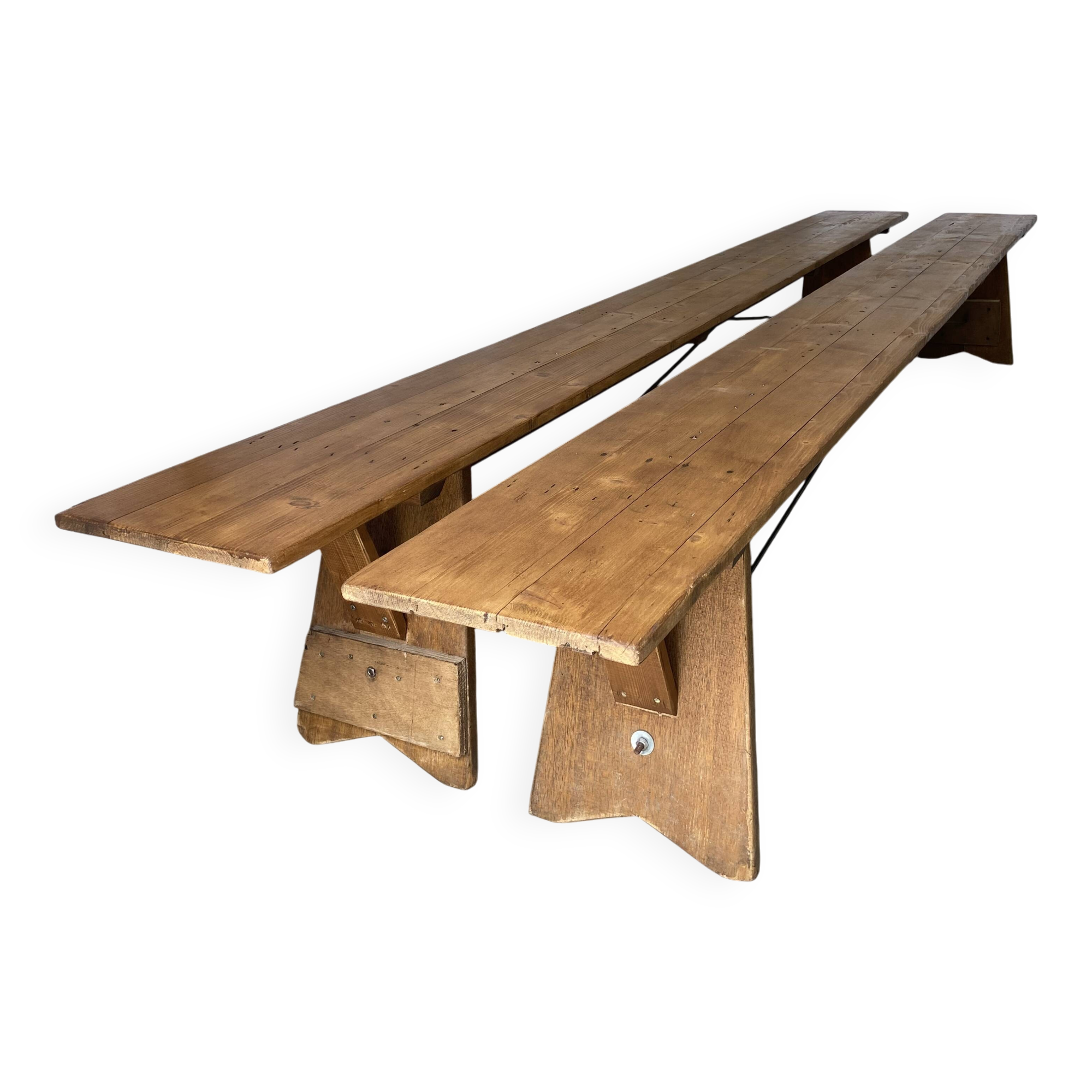 Farm benches 3m30