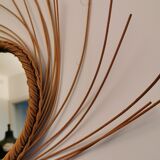 Mirror wicker sun 53cm