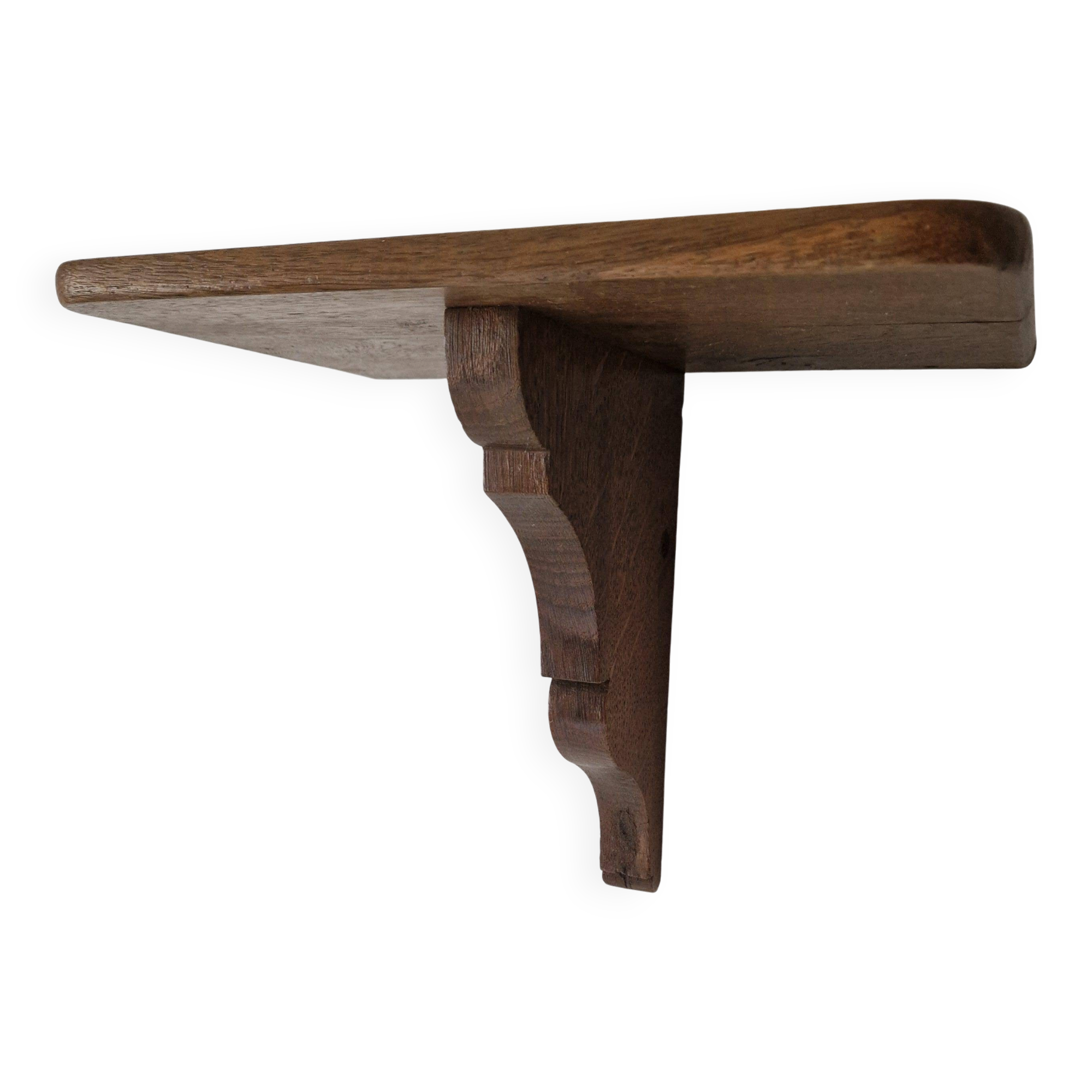 Wall shelf in wood T-console