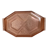 Rosaline B style pink glass tray dish