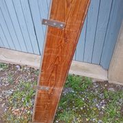 Very large antique wooden shelf/pot rack