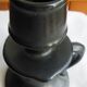 CERAMIC CANDLE HOLDER, FREE FORM 4 TER