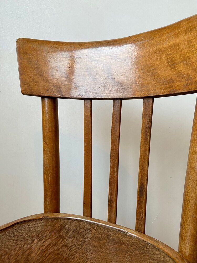 Bistro chair in light wood