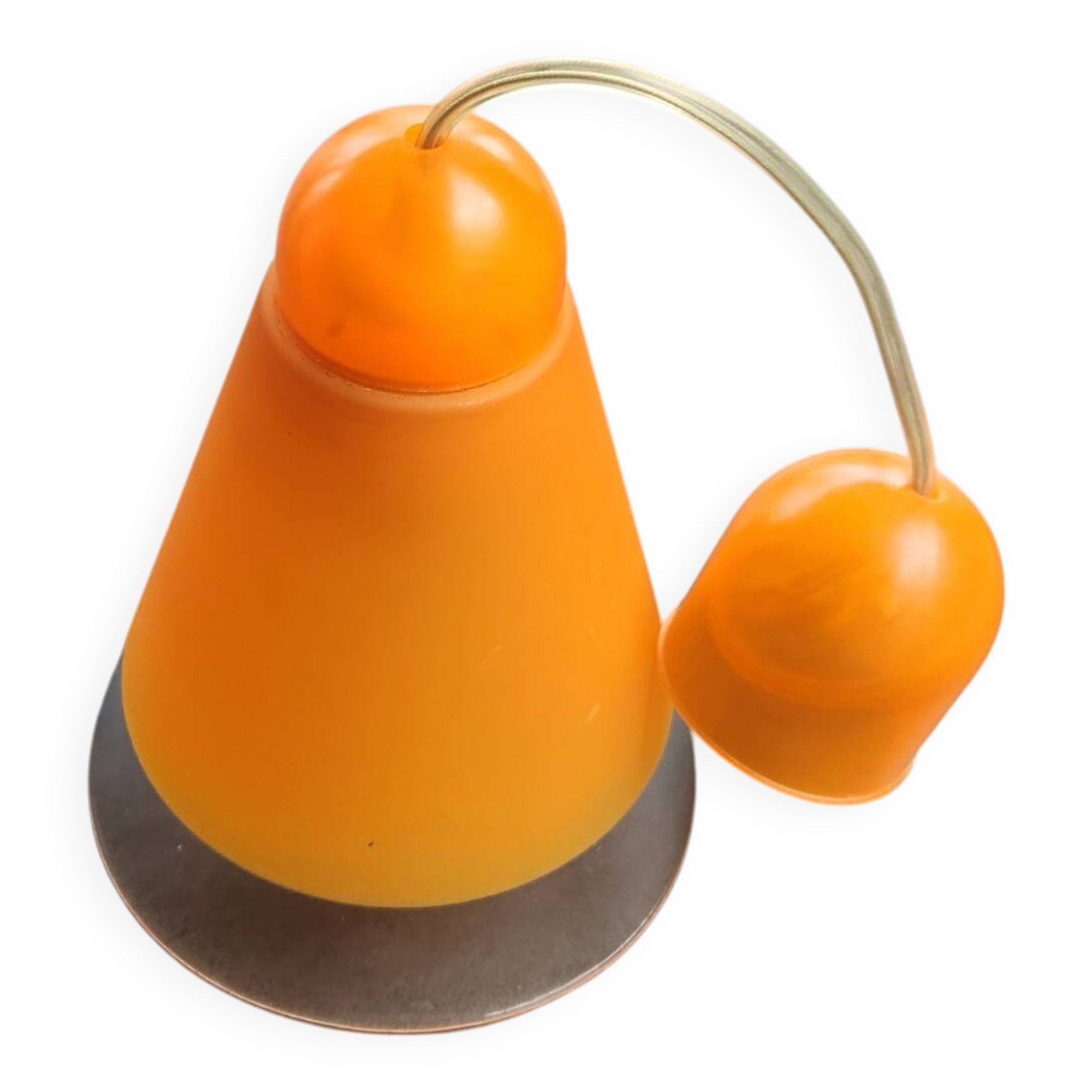 Orange glass pendant