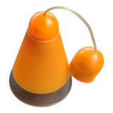 Orange glass pendant