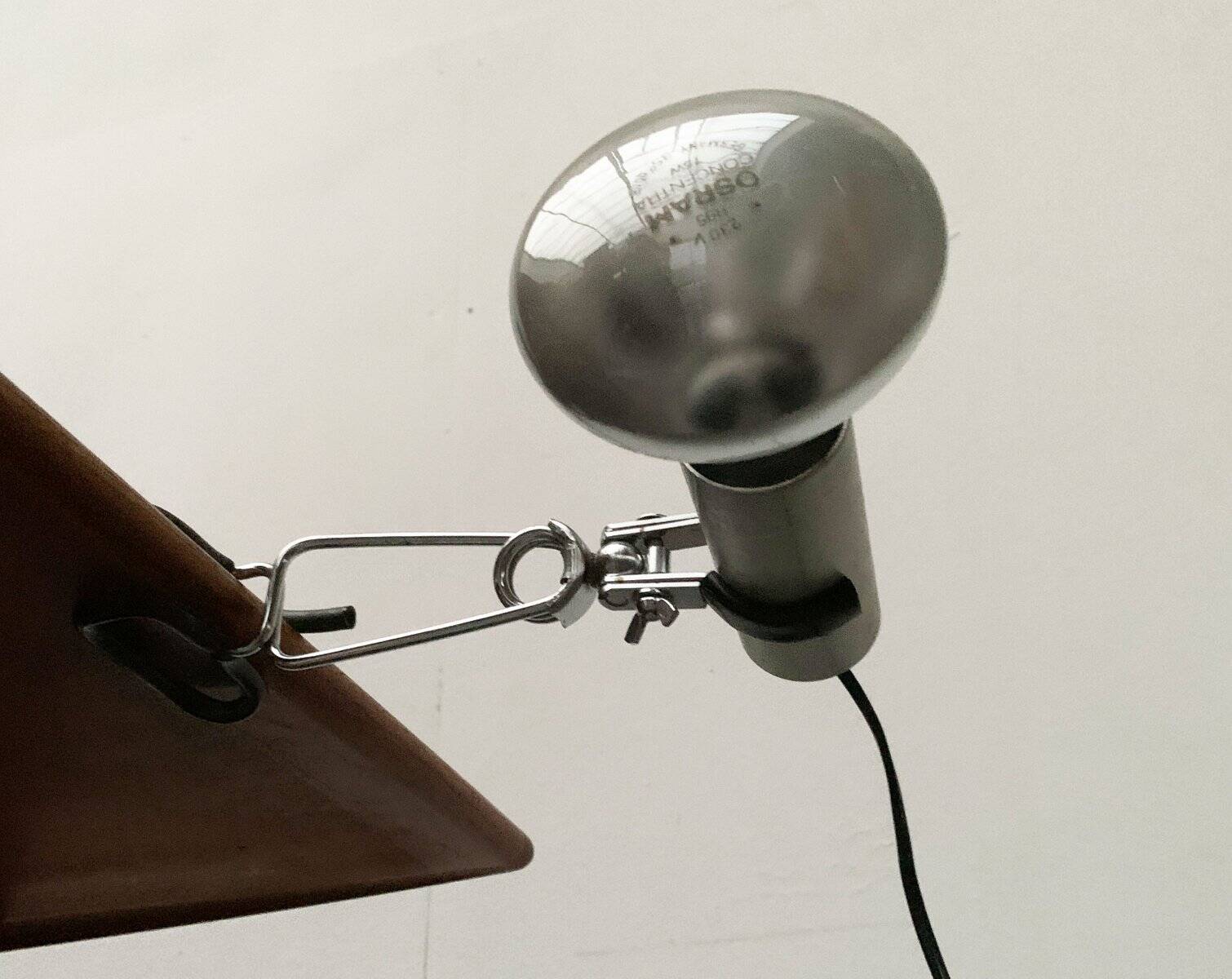 Mid-century minimalist shelf lamp by Swisslamps International