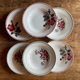 Mismatched plates l'Amandinoise